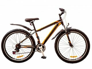 Гірський велосипед Discovery Trek Vbr, колеса 26, рама 15, gray black orange