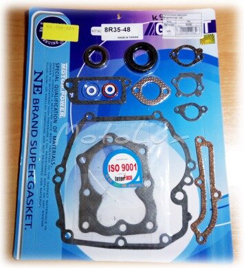 Комплект прокладок для двигателя культиватора briggs / honda