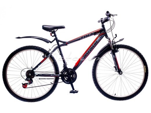 Горный велосипед Discovery Trek Vbr, колеса 26, рама 18, black n gray n red